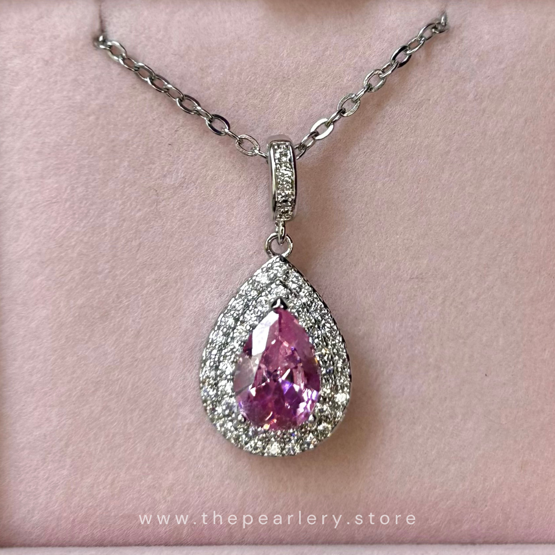 Sapphire Blush Pendant