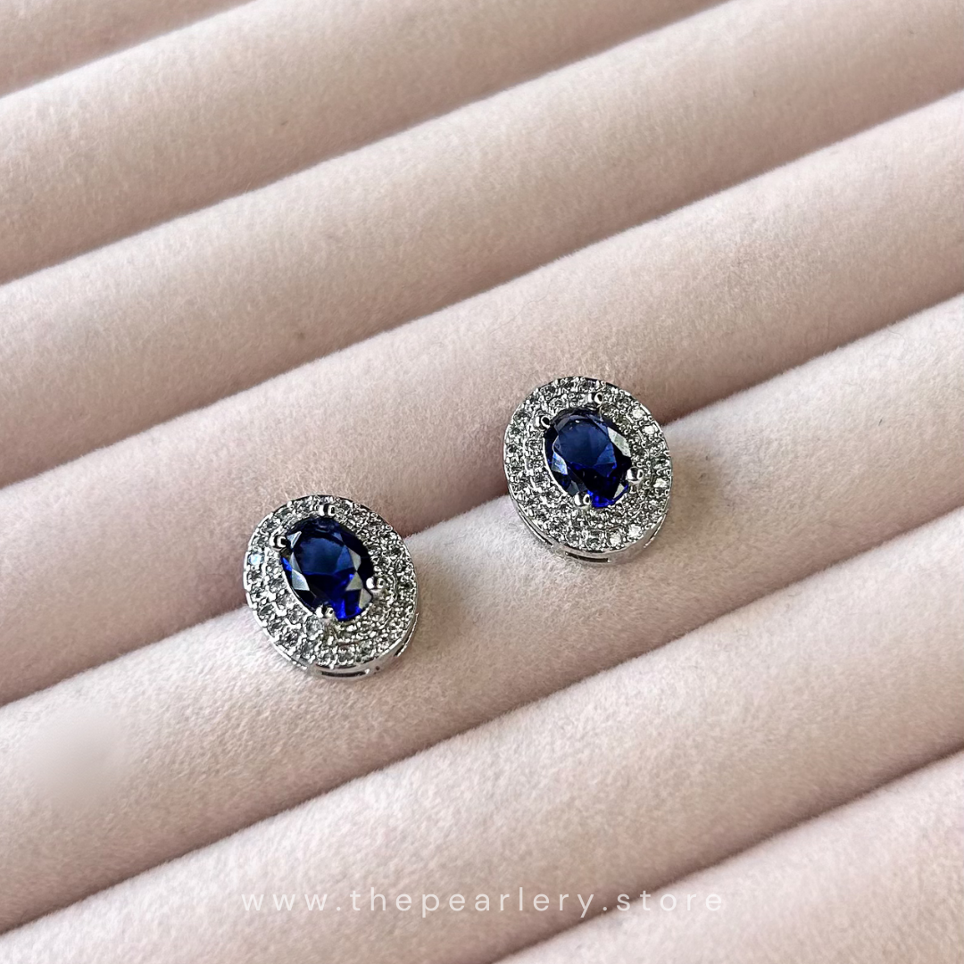 Nova Blue CZ Studs