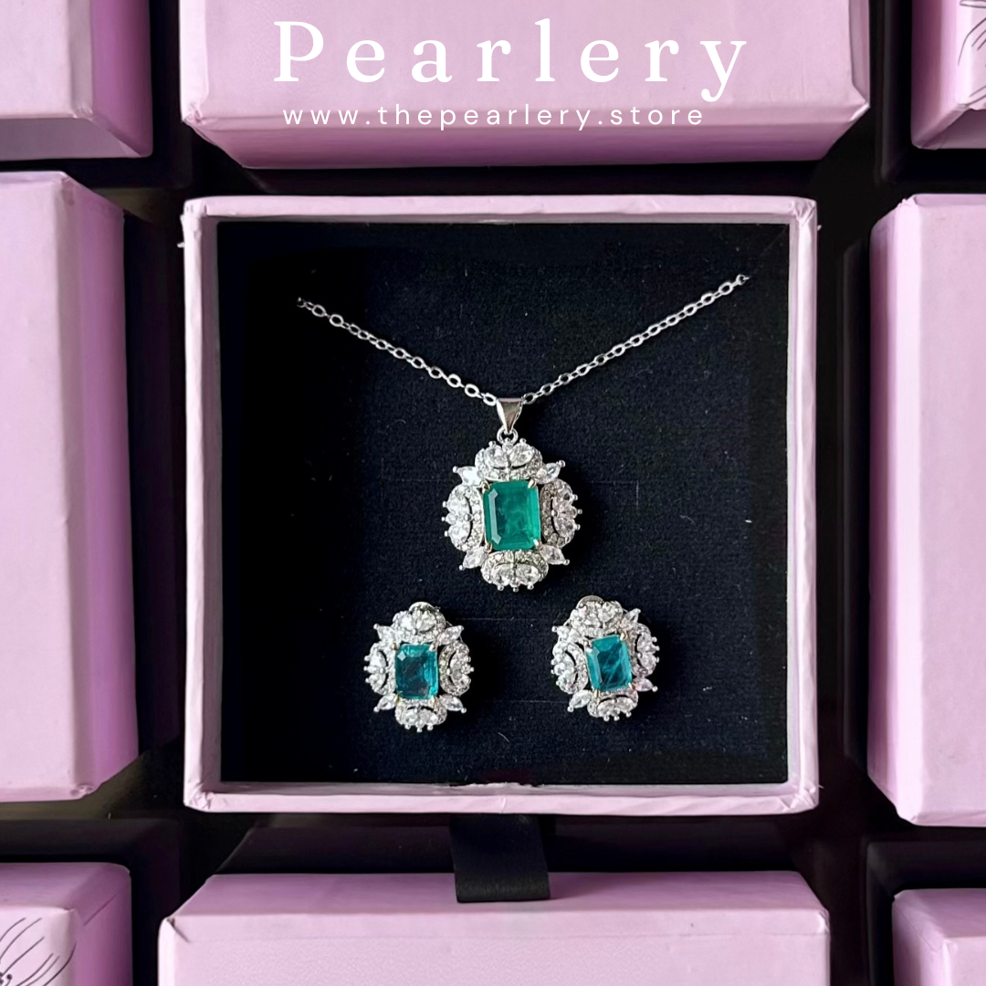 Élodie Emerald Set