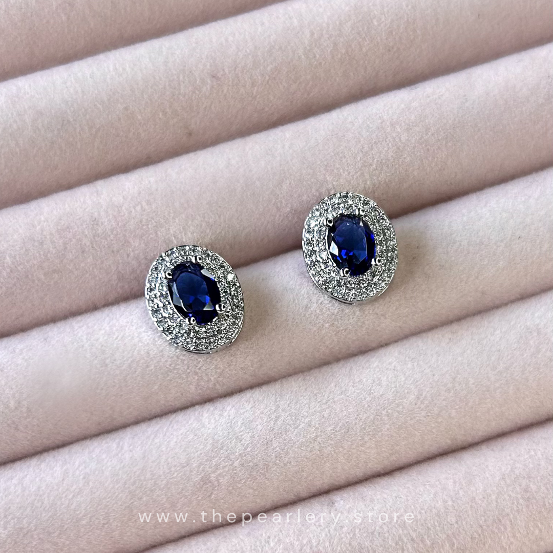 Nova Blue CZ Studs