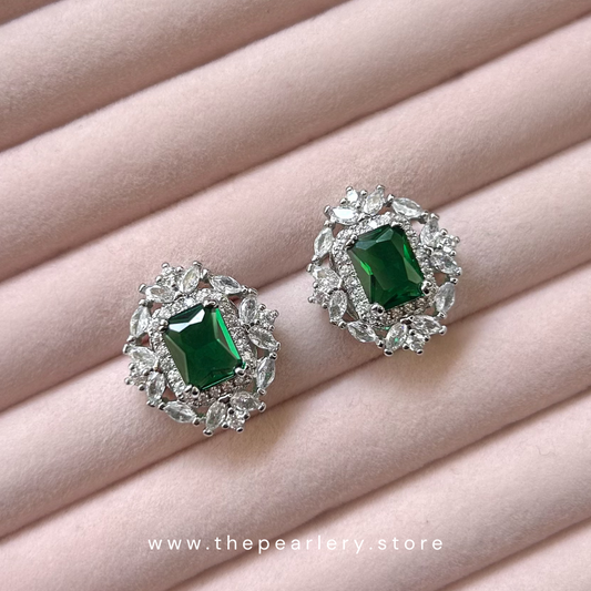 Emerald Muse Studs