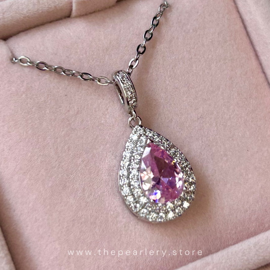Sapphire Blush Pendant