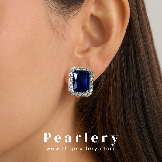 Azure Royale CZ Studs